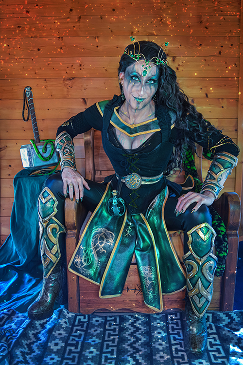 DothyTrunks cosplay - Creation medieval fantasy Lady Loki Nordic Mythology inspiration Viking mix comics Marvel - video showreel clic link